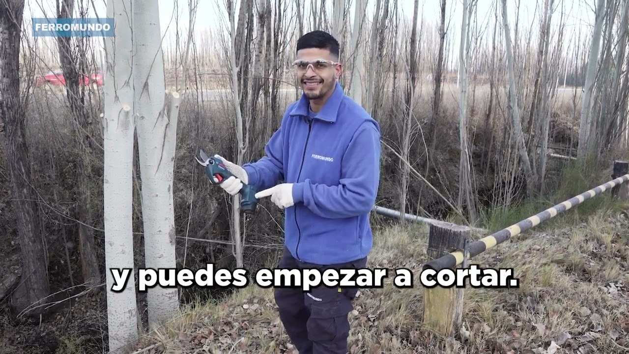 tijeras de podar a bateria bosch